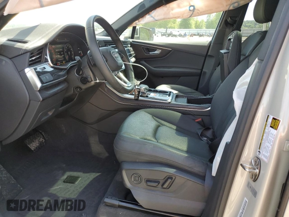 2023 Audi Q7 Premium Plus with VIN WA1LXBF77PD018405, listed as a Copart auction lot 55975455 with 15,702 mi miles and Salvage title. Bid and sale history available at DreamBid. Image 7.