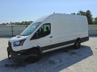 2023 Ford Transit Cargo with VIN 1FTBR3X82PKA82517, listed as a Copart auction lot 75703934 with 34,304 mi miles and Clean Title. Bid and sale history available at DreamBid. Image 1.