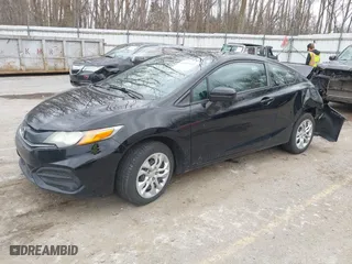 2015 Honda Civic Coupe LX with VIN 2HGFG3B50FH512721, listed as a IAAI auction lot 41835549 with 123,577 mi miles. Bid and sale history available at carsss.com. Image 17.