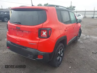 2019 Jeep Renegade Trailhawk with VIN ZACNJBC19KPK12456, listed as a IAAI auction lot 42418281 with 39,231 mi miles and . Bid and sale history available at DreamBid. Image 4.