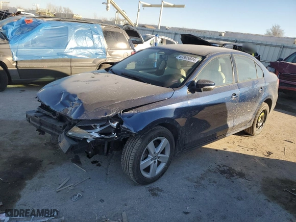 2012 Volkswagen Jetta Sedan TDI w/Premium with VIN 3VWLL7AJ8CM463765, listed as a Copart auction lot 83905844 with 115,761 mi miles and Salvage Title. Bid and sale history available at carsss.com. Image 1.