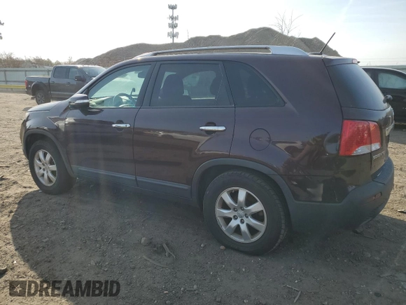 2013 Kia Sorento LX with VIN 5XYKT4A24DG387790, listed as a Copart auction lot 48823965 with 169,915 mi miles and Clean Title. Bid and sale history available at carsss.com. Image 2.
