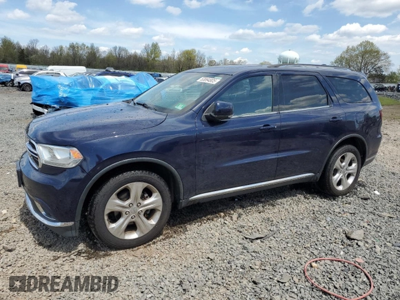2014 Dodge Durango Limited with VIN 1C4RDJDG2EC549102, listed as a Copart auction lot 53894805 with 97,052 mi miles and Salvage title. Bid and sale history available at DreamBid. Image 1.