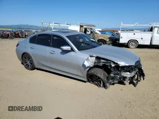 2020 BMW 3 Series 330i with VIN WBA5R1C02LFH39000, listed as a Copart auction lot 46874295 with Not provided miles and Salvage title. Bid and sale history available at DreamBid. Image 4.