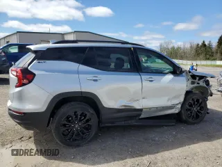 2022 GMC Terrain SLT z VIN 3GKALVEV6NL194805, wystawiony jako Copart lot #55059885 z przebiegiem 23 335 mil mil oraz Szkody całkowita. Historia ofert i sprzedaży dostępna na DreamBid. Obrazek 3.