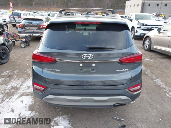2020 Hyundai Santa Fe Limited with VIN 5NMS5CAA9LH257732, listed as a IAAI auction lot 41303693 with 112,026 mi miles. Bid and sale history available at carsss.com. Image 16.