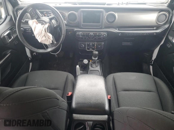 2021 Jeep Wrangler Unlimited Willys with VIN 1C4HJXDN9MW509795, listed as a Copart auction lot 51667375 with 53,473 mi miles and Salvage Title. Bid and sale history available at DreamBid. Image 8.