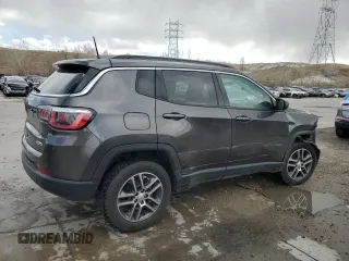 2017 Jeep Compass Latitude with VIN 3C4NJDBB4HT646245, listed as a Copart auction lot 49741915 with 106,710 mi miles and Salvage Title. Bid and sale history available at carsss.com. Image 3.