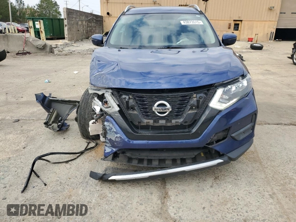 2017 Nissan Rogue SV with VIN 5N1AT2MTXHC744920, listed as a Copart auction lot 43873515 with 157,681 mi miles and Salvage Title. Bid and sale history available at carsss.com. Image 5.