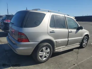 2005 Mercedes-Benz M-Class 3.7L with VIN 4JGAB57E05A561695, listed as a Copart auction lot 88772105 with 159,452 mi miles and Salvage Title. Bid and sale history available at carsss.com. Image 3.