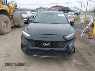 2023 Hyundai Kona N Line with VIN KM8K33A39PU989957, listed as a IAAI auction lot 41505290 with 29,134 mi miles and . Bid and sale history available at DreamBid. Image 12.