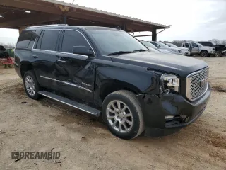 2015 GMC Yukon Denali with VIN 1GKS1CKJ2FR547342, listed as a Copart auction lot 45025075 with 189,942 mi miles and Salvage Title. Bid and sale history available at carsss.com. Image 4.