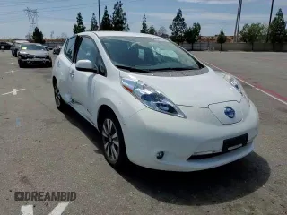 2015 Nissan LEAF SV with VIN 1N4AZ0CP6FC323839, listed as a Copart auction lot 62478103 with 59,069 mi miles. Bid and sale history available at carsss.com. Image 11.