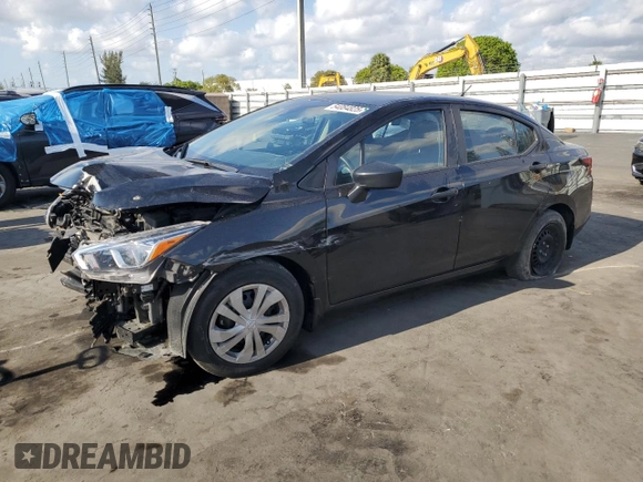 2023 Nissan Versa S с VIN 3N1CN8DVXPL818676, выставлен на аукционе Copart как лот 54084825 с пробегом 35 858 миль миль и На запчасти • Non repairable. История ставок и продаж доступна на DreamBid. Изображение 1.