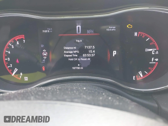 2015 Dodge Durango R/T with VIN 1C4SDHCT9FC907189, listed as a IAAI auction lot 41685560 with 187,708 mi miles and . Bid and sale history available at DreamBid. Image 7.