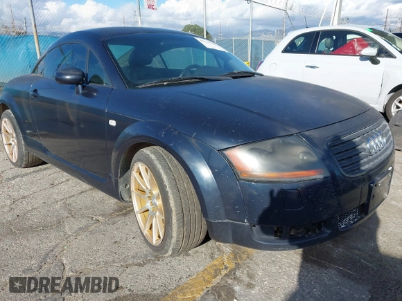 2002 Audi TT with VIN TRUSC28N421019228, listed as a IAAI auction lot 41783614 with 183,185 mi miles. Bid and sale history available at carsss.com. Image 1.