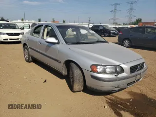 2001 Volvo S60 with VIN YV1RS61R412049929, listed as a Copart auction lot 69078954 with 0 mi miles and Salvage Title. Bid and sale history available at carsss.com. Image 4.