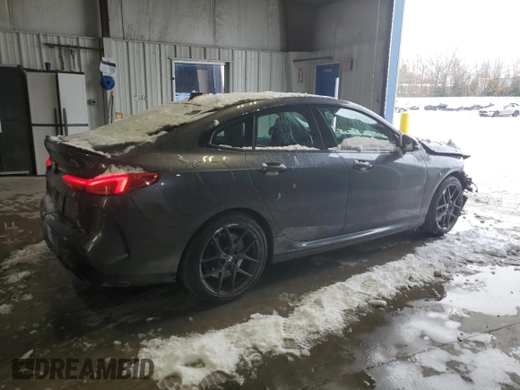 2021 BMW 2 Series M235i xDrive with VIN WBA13AL07M7G77699, listed as a Copart auction lot 89232885 with 52,210 mi miles and Salvage Title. Bid and sale history available at DreamBid. Image 3.