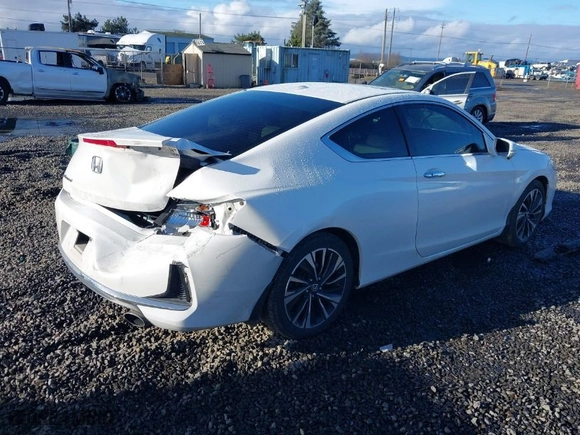 2016 Honda Accord Coupe EX-L with VIN 1HGCT1B89GA008486, listed as a IAAI auction lot 41114706 with 104,590 mi miles. Bid and sale history available at carsss.com. Image 4.