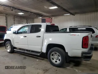 2021 Chevrolet Colorado 4WD Work Truck with VIN 1GCGTBEN5M1145380, listed as a Copart auction lot 83498474 with 76,219 mi miles and Salvage title. Bid and sale history available at DreamBid. Image 2.