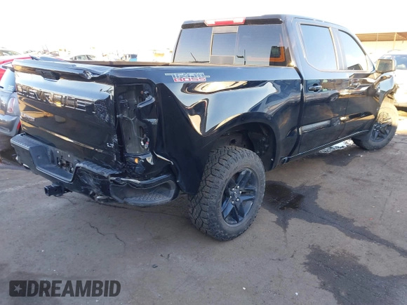 2021 Chevrolet Silverado 1500 LT Trail Boss with VIN 1GCPYFEL8MZ254411, listed as a IAAI auction lot 41313530 with 32,409 mi miles and . Bid and sale history available at DreamBid. Image 4.