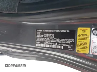 2014 BMW 2 Series M235i with VIN WBA1J7C57EVW84554, listed as a IAAI auction lot 41564175 with 121,632 mi miles and . Bid and sale history available at carsss.com. Image 9.