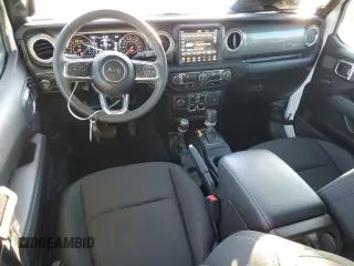 2023 Jeep Wrangler Sahara with VIN 1C4HJXEN1PW598815, listed as a Copart auction lot 42964275 with 29,458 mi miles and Salvage Title. Bid and sale history available at carsss.com. Image 8.