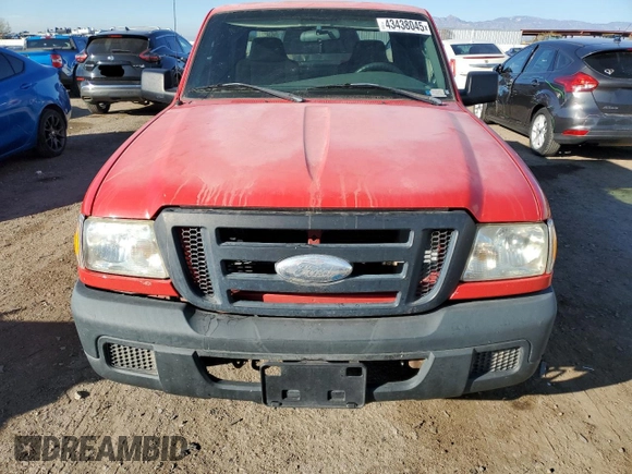 2006 Ford Ranger STX с VIN 1FTYR44U46PA44211, выставлен на аукционе Copart как лот 43438045 с пробегом 86 926 миль миль и Списание • Salvage title. История ставок и продаж доступна на DreamBid. Изображение 5.