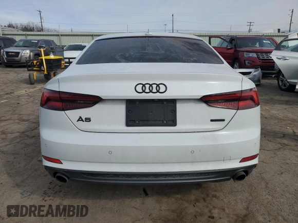 2019 Audi A5 Premium Plus with VIN WAUTNAF51KA046325, listed as a Copart auction lot 45772285 with 44,049 mi miles and Salvage Title. Bid and sale history available at DreamBid. Image 6.