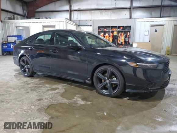 2023 Honda Accord Sport-L with VIN 1HGCY2F70PA070674, listed as a Copart auction lot 57329425 with 26,861 mi miles and Salvage title. Bid and sale history available at DreamBid. Image 4.