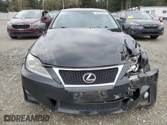 2012 Lexus IS 250 with VIN JTHCF5C23C5058602, listed as a Copart auction lot 50658305 with 127,472 mi miles and Salvage Title. Bid and sale history available at DreamBid. Image 5.