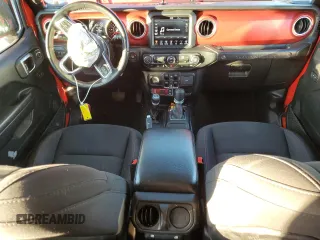 2022 Jeep Wrangler Unlimited Rubicon with VIN 1C4HJXFN5NW129979, listed as a Copart auction lot 88922175 with 36,578 mi miles and Salvage title. Bid and sale history available at DreamBid. Image 8.