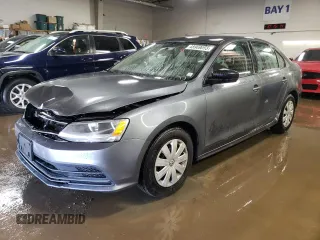 2015 Volkswagen Jetta Sedan 2.0L S with VIN 3VW2K7AJ4FM401251, listed as a Copart auction lot 48969055 with 108,726 mi miles and Salvage Title. Bid and sale history available at carsss.com. Image 1.