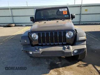 2022 Jeep Wrangler Unlimited Willys Sport with VIN 1C4HJXDN2NW132521, listed as a Copart auction lot 80614904 with 20,793 mi miles and Salvage Title. Bid and sale history available at DreamBid. Image 5.
