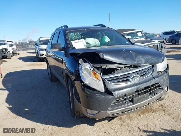 2012 Hyundai Veracruz Limited with VIN KM8NU4CC5CU203966, listed as a IAAI auction lot 41405622 with 150,938 mi miles. Bid and sale history available at carsss.com. Image 1.