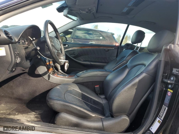 2007 Mercedes-Benz CLK-Class 3.5L with VIN WDBTJ56H17F218930, listed as a Copart auction lot 75250344 with 108,722 mi miles and Salvage Title. Bid and sale history available at carsss.com. Image 7.