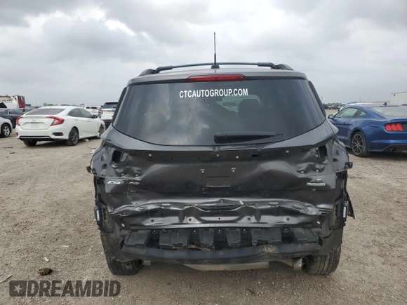 2017 Ford Escape SE with VIN 1FMCU0GD6HUD28114, listed as a Copart auction lot 51626095 with 98,701 mi miles and Clean Title. Bid and sale history available at carsss.com. Image 6.