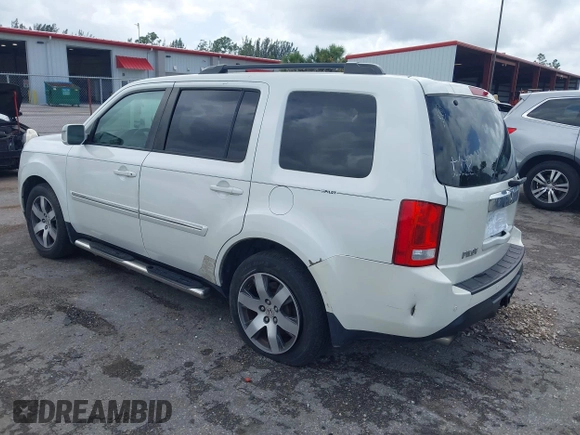 2012 Honda Pilot Touring with VIN 5FNYF3H9XCB035494, listed as a IAAI auction lot 42011362 with 271,887 mi miles and . Bid and sale history available at carsss.com. Image 3.