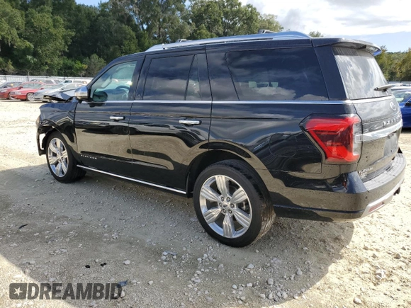 2023 Ford Expedition Platinum z VIN 1FMJU1L87PEA35787, wystawiony jako Copart lot #75626184 z przebiegiem 19 799 mil mil oraz Szkoda całkowita • Salvage title. Historia ofert i sprzedaży dostępna na DreamBid. Obrazek 2.