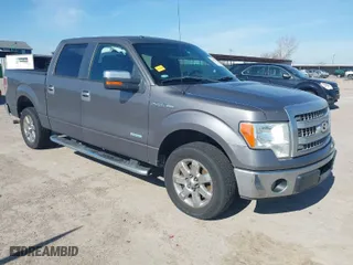 2013 Ford F-150 XL with VIN 1FTFW1CT2DKE96952, listed as a IAAI auction lot 41592253 with 160,119 mi miles. Bid and sale history available at carsss.com. Image 1.