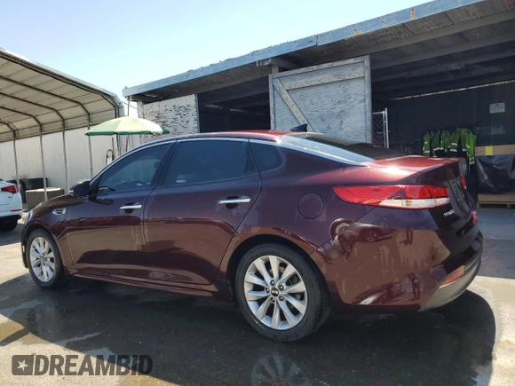 2016 Kia Optima LX with VIN 5XXGT4L34GG060276, listed as a Copart auction lot 65426975 with 129,029 mi miles and Salvage title. Bid and sale history available at DreamBid. Image 2.