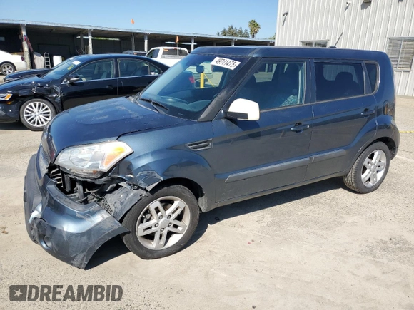 2011 Kia Soul + with VIN KNDJT2A28B7240351, listed as a Copart auction lot 49741475 with 165,194 mi miles and Salvage Title. Bid and sale history available at carsss.com. Image 1.