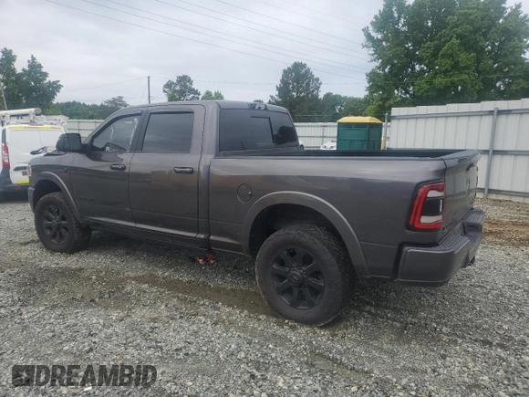 2021 Ram 2500 Laramie z VIN 3C6UR5FL9MG576488, wystawiony jako Copart lot #58339295 z przebiegiem Nie podano mil oraz Szkoda całkowita • Salvage title. Historia ofert i sprzedaży dostępna na DreamBid. Obrazek 2.