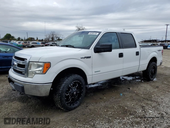 2013 Ford F-150 XL with VIN 1FTFW1ET7DFD34921, listed as a Copart auction lot 48398155 with 182,981 mi miles and Clean Title. Bid and sale history available at carsss.com. Image 1.