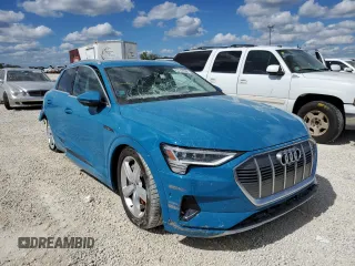 2019 Audi e-tron Premium Plus z VIN WA1LAAGE0KB013270, wystawiony jako Copart lot #63142252 z przebiegiem Nie podano mil oraz . Historia ofert i sprzedaży dostępna na DreamBid. Obrazek 1.