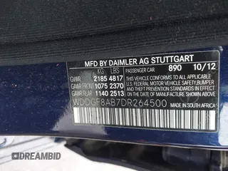 2013 Mercedes-Benz C 300 Sport z VIN WDDGF8AB7DR264500, wystawiony jako IAAI lot #41943477 z przebiegiem 125 547 mil mil oraz . Historia ofert i sprzedaży dostępna na DreamBid. Obrazek 9.
