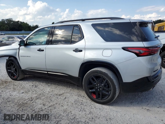 2022 Chevrolet Traverse Premier with VIN 1GNERKKW5NJ120765, listed as a Copart auction lot 72594954 with 35,055 mi miles and Salvage Title. Bid and sale history available at carsss.com. Image 2.