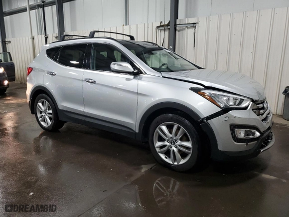 2016 Hyundai Santa Fe Sport with VIN 5XYZWDLA6GG316122, listed as a Copart auction lot 47417925 with 112,605 mi miles and Salvage Title. Bid and sale history available at carsss.com. Image 4.