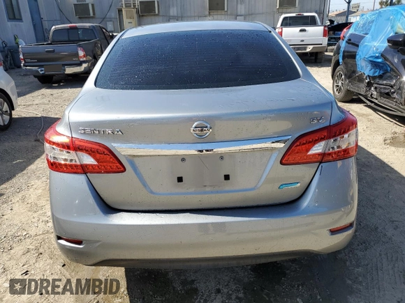 2014 Nissan Sentra SV with VIN 3N1AB7AP7EY222344, listed as a Copart auction lot 61105575 with 96,178 mi miles and Salvage title. Bid and sale history available at DreamBid. Image 6.