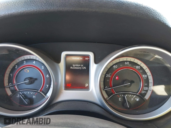 2017 Dodge Journey SE z VIN 3C4PDCAB3HT707029, wystawiony jako IAAI lot #41406306 z przebiegiem 104 046 mil mil oraz . Historia ofert i sprzedaży dostępna na DreamBid. Obrazek 7.